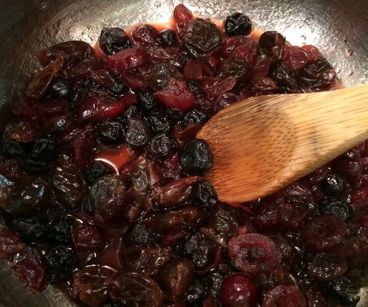 Poached Dried Berries - Pan